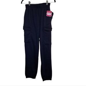 Real Love Brand Girls' Cargo Sweatpants